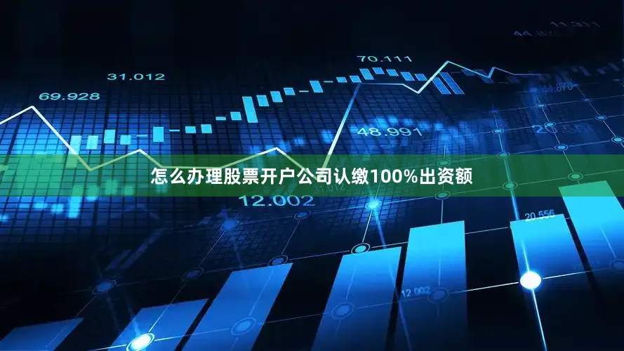 怎么办理股票开户公司认缴100%出资额