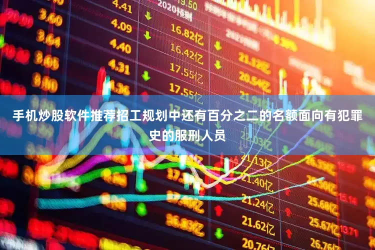 手机炒股软件推荐招工规划中还有百分之二的名额面向有犯罪史的服刑人员